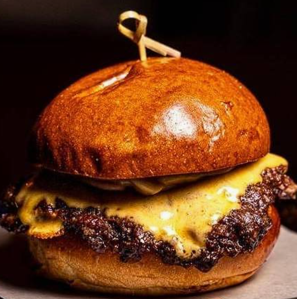 Double Smashed Cheese Burger